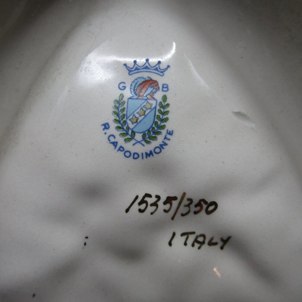 GB R. Capodimonte Ashtray - Picture 7 of 9